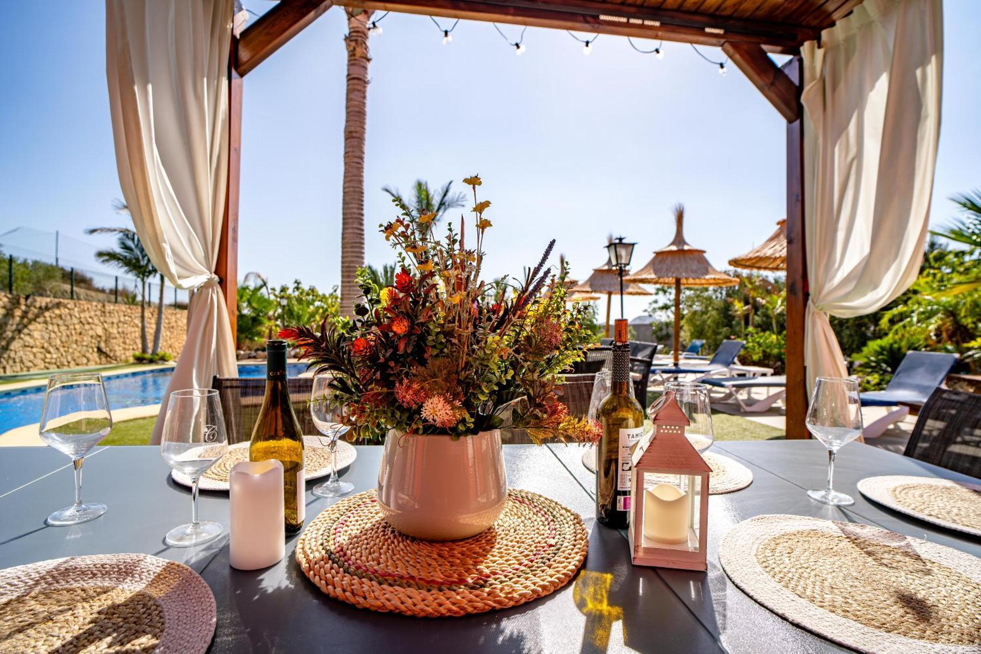 Villa Adelina En Turre, Almeria, Villa De Lujo Con Piscina Privada Cerca De Las Playas De Mojacar Dış mekan fotoğraf